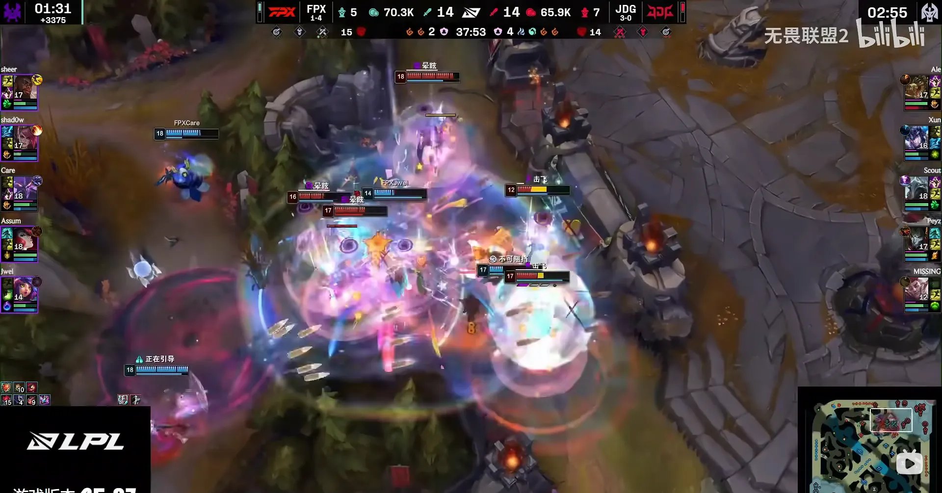 包含SBTC横扫BDS，Deft绝境逆转的词条