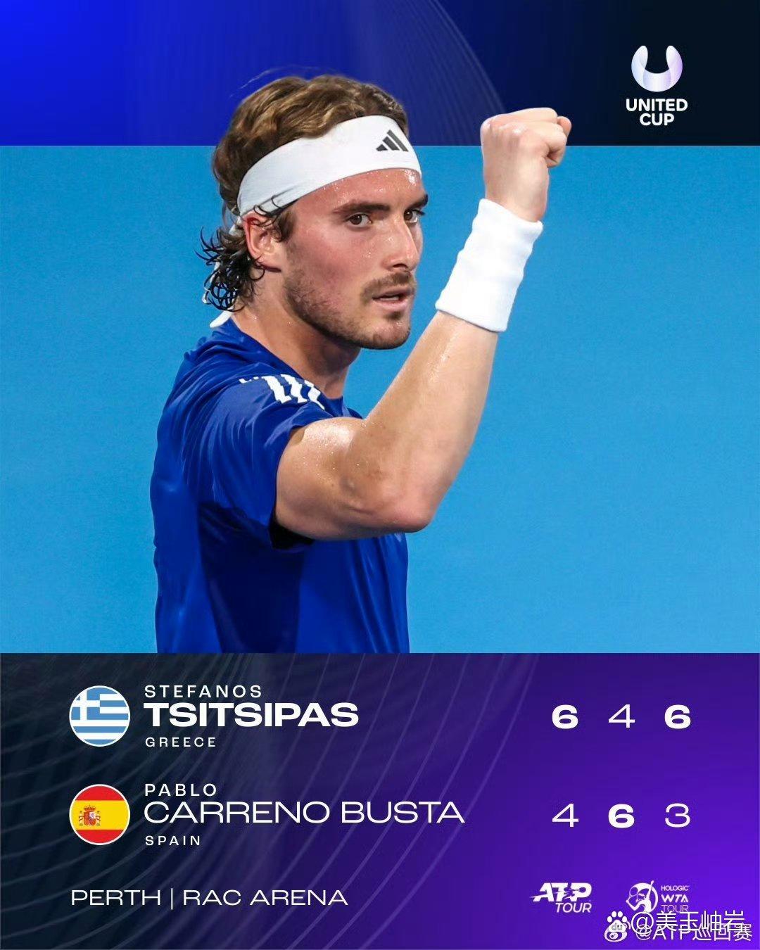 联合杯轻取法网,西西帕斯高光表现 联合杯轻取法网,西西帕斯高光表现